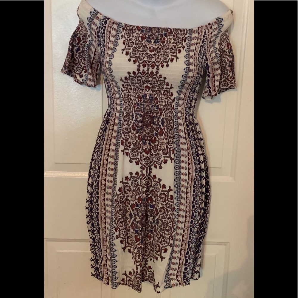 TILLY’S OFF THE SHOULDER DRESS.